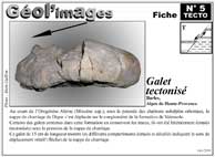 Galet tectonisé